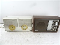 Two Vintage Radios - Panasonic works - Admiral