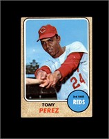 1968 Topps #130 Tony Perez P/F to GD+