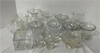 3 Crystal Clear Candle Holders and More
