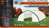 30' x 60' Peak Ceiling Storage Shelter