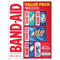 Band-Aid Brand Variety Pack  (163 Count)