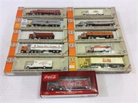 Lot of 11 Con-Cor HO Scale Trucks in Boxes