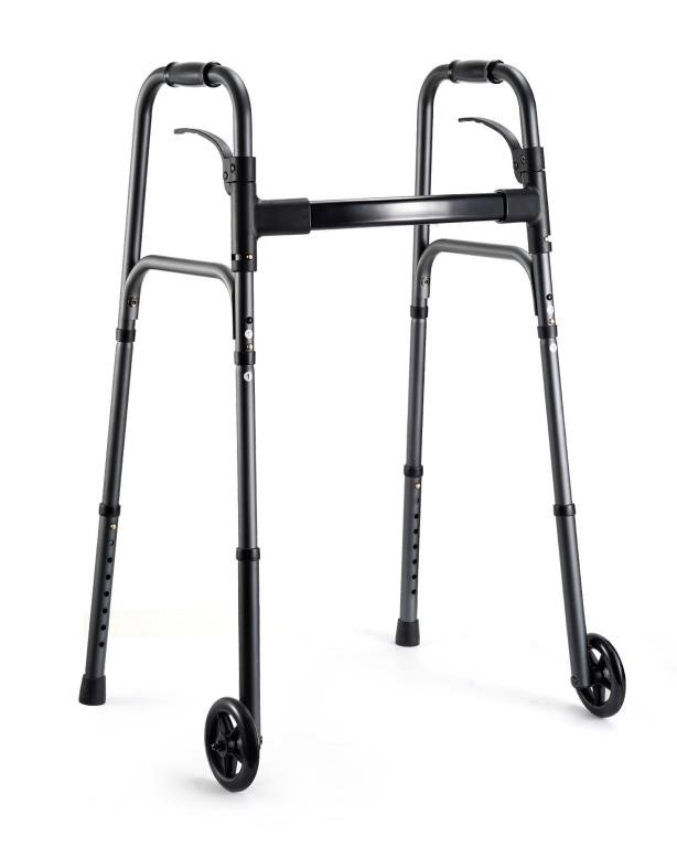 WF1103  Naipo Folding Walker 5 Wheels 300 lbs.