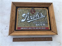 Strohs Beer Mirror