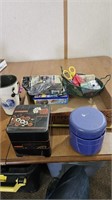 Storage boxes and misc