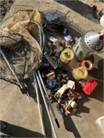 Fish, scaler, dip, nets, and more miscellaneous