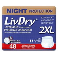 LivDry XXL Overnight Adult Diapers