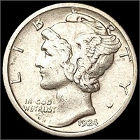 1924-D Mercury Dime CLOSELY UNCIRCULATED