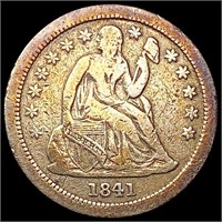 1841-O Seated Liberty Dime LIGHTLY CIRCULATED