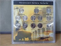 Westwood series nickels set, American nickels