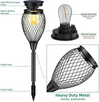 *TomCare Solar Lights Outdoor-Pack of 2
