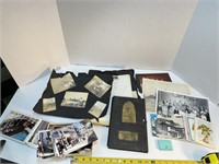 Stack of Family Photos & Memorial