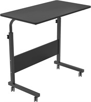 DlandHome Adjustable Desk, Mobile 31.4in Black