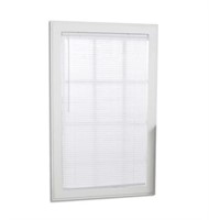 $11  Project Source White Mini Blinds 34x64-in