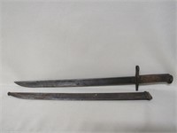 Unmarked Bayonet w/Scabbard