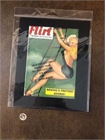 Pinup Girl Vintage print mounted 8x10" for resale