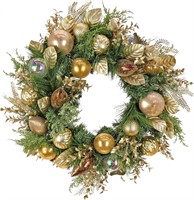 HGTV Unlit Christmas Wreath  28 Inches