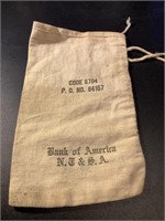 VINTAGE BANK OF AMERICA BAG 5”x 8”