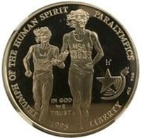 Centennial Olympics (Paralympics) 1995 Silver Dol.