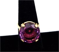 14k Gold and Amethyst ring