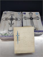 Crosses & Bible