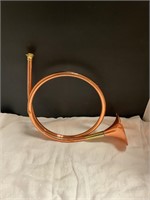 Copper look,  decorative French horn
