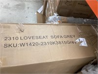 Loveseat sofa grey