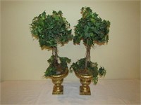 Topiary Silk Ivy Planter 28" T