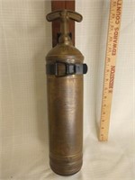 CB & QR railroad brass fire extinguisher