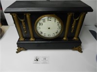 Antique Lion Clock - No Key