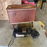 Retro Sewing Box, speakers & radio as is