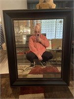 Decorative Mirror. Works great (living room)