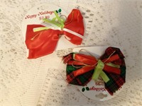 2 Christmas Holiday Barrettes