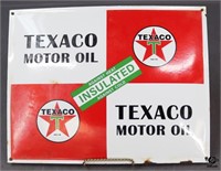 Texaco Vintage Metal Insulated Sign