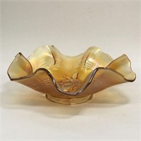 Carnival Glass Horse Head Bowl