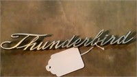 Vintage Ford Thunderbird Car Badge Emblem