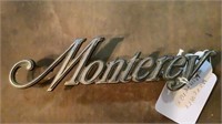 Vintage Mercury Monterey Car Badge Emblem