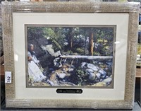 Framed & Matted Copy of Art- Bev Doolittle Indian