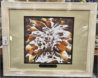 Framed & Matted Copy of Art- Bev Doolittle Eagle &