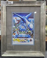 Framed & Matted Copy of Art- Anime Poster