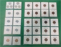 12 steel War pennies