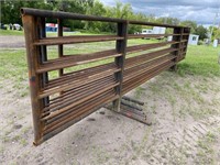 New 25' free standing heavy rod panels Bidx2