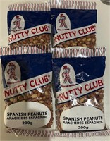 NEW (4x200g) Nutty Club Spanish Peanuts