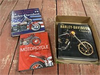 Harley Davidson Motorcycles Hardback Books