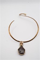 Choker Style Necklace with Pendant