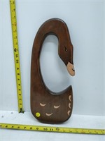 wood goose decoration