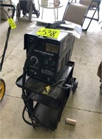 Chicago Electric 90 amp flux wire welder w/ cart