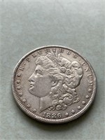 1886 SILVER MORGAN DOLLAR