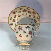 ROYAL CHELSEA BRITANNIA TEACUP & SAUCER