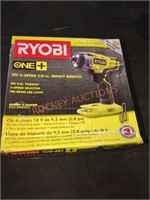 RYOBI 18v 3 speed 3/8" impact wrench, tool Only
